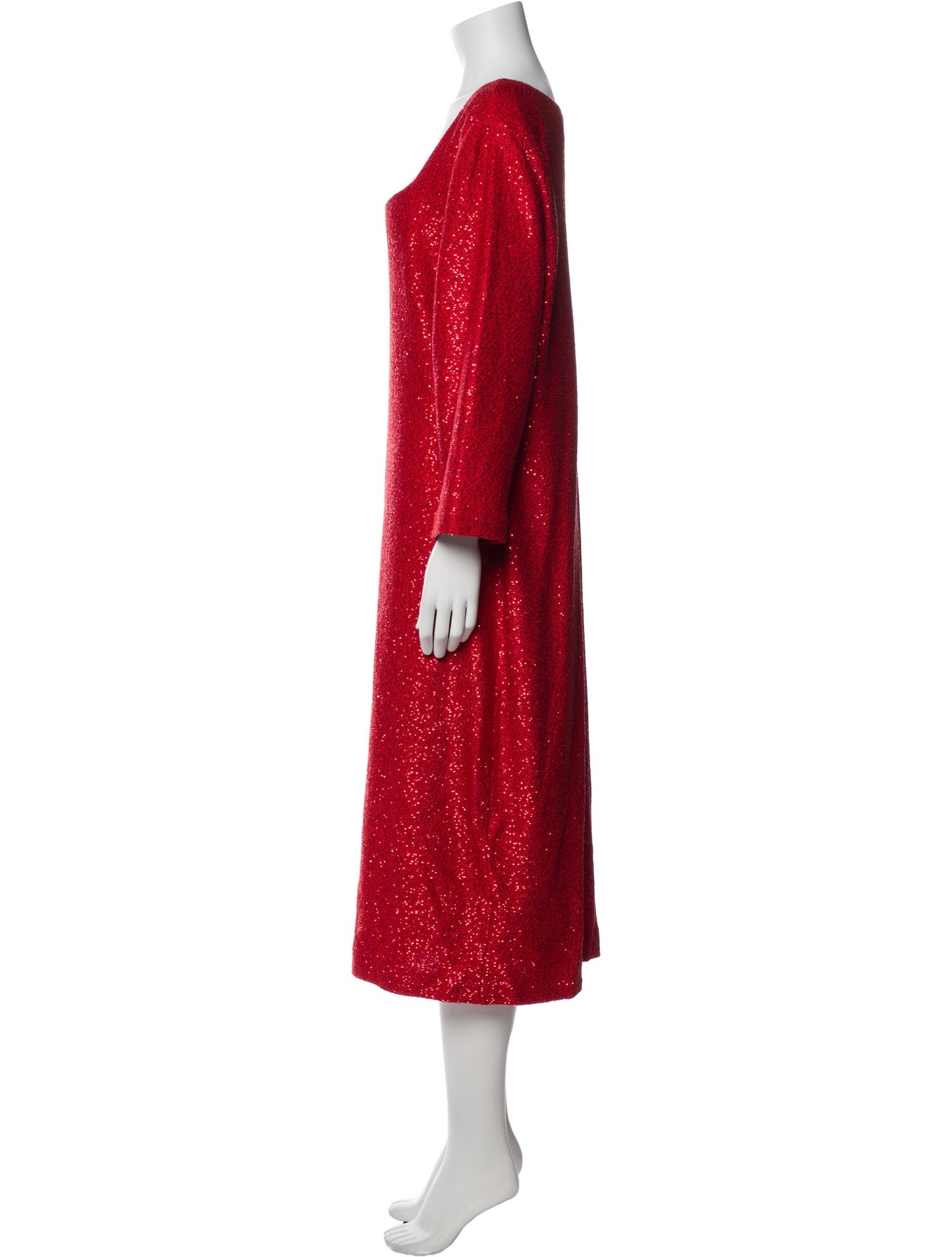 St. John Square Neckline Midi Length Dress w/ Tags