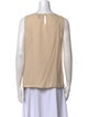 St. John Silk V-Neck Top