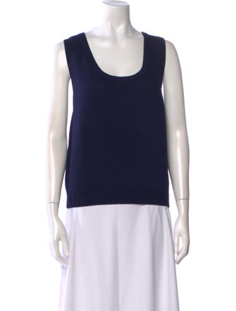 St. John Scoop Neck Sweater