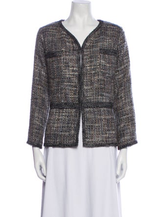 St. John Wool Tweed Pattern Evening Jacket