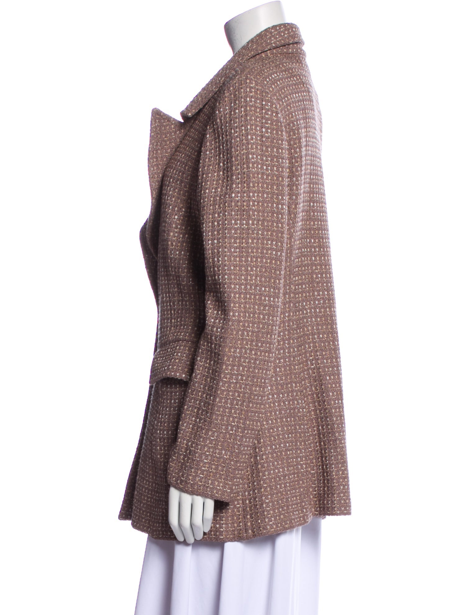 St. John Tweed Pattern Blazer