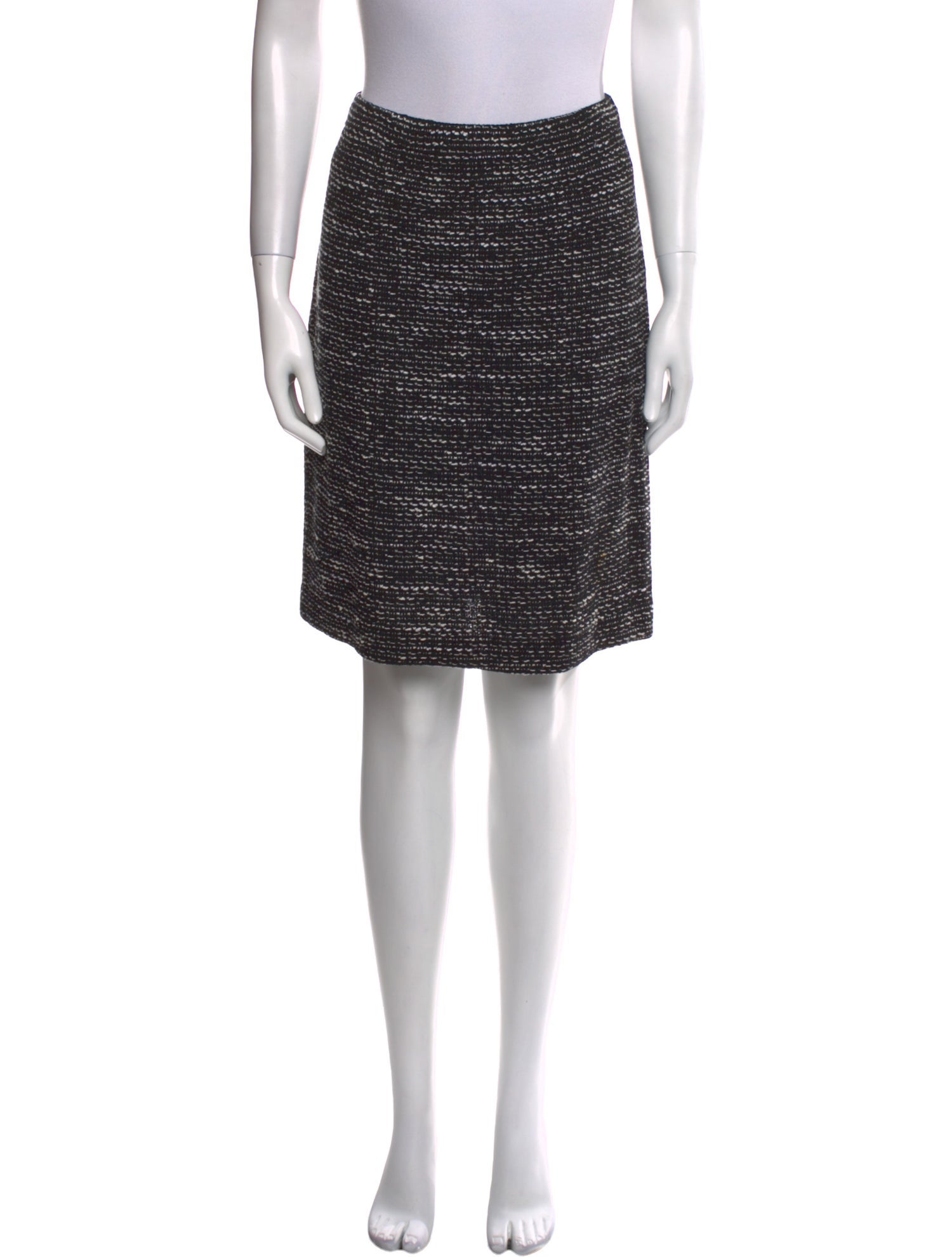 St. John Printed Knee-Length Skirt