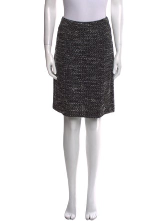 St. John Printed Knee-Length Skirt