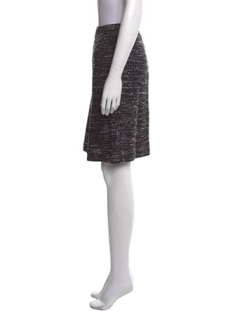 St. John Printed Knee-Length Skirt