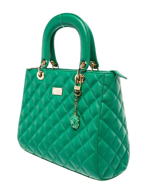 St. John Quilted Top Handle Bag