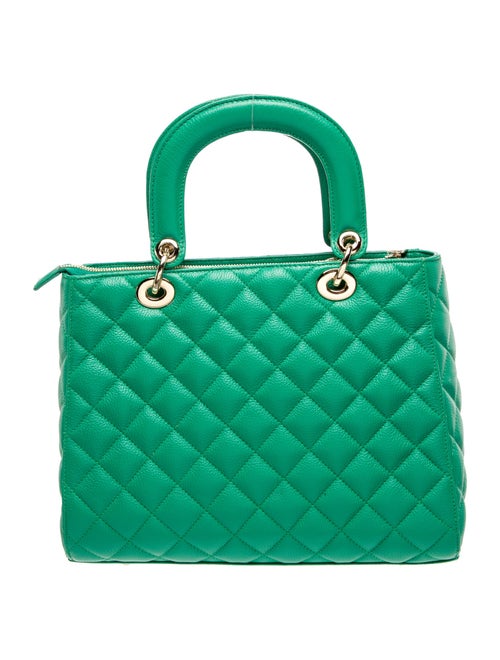 St. John Quilted Top Handle Bag