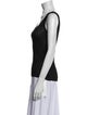 St. John Scoop Neck Sleeveless Top
