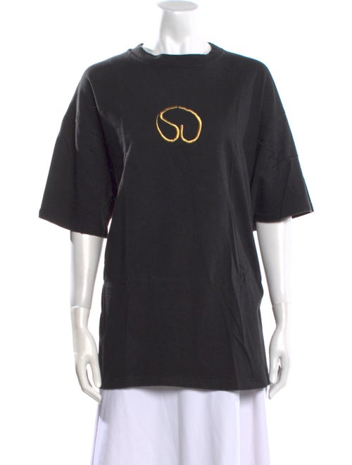 St. John Graphic Print Crew Neck T-Shirt