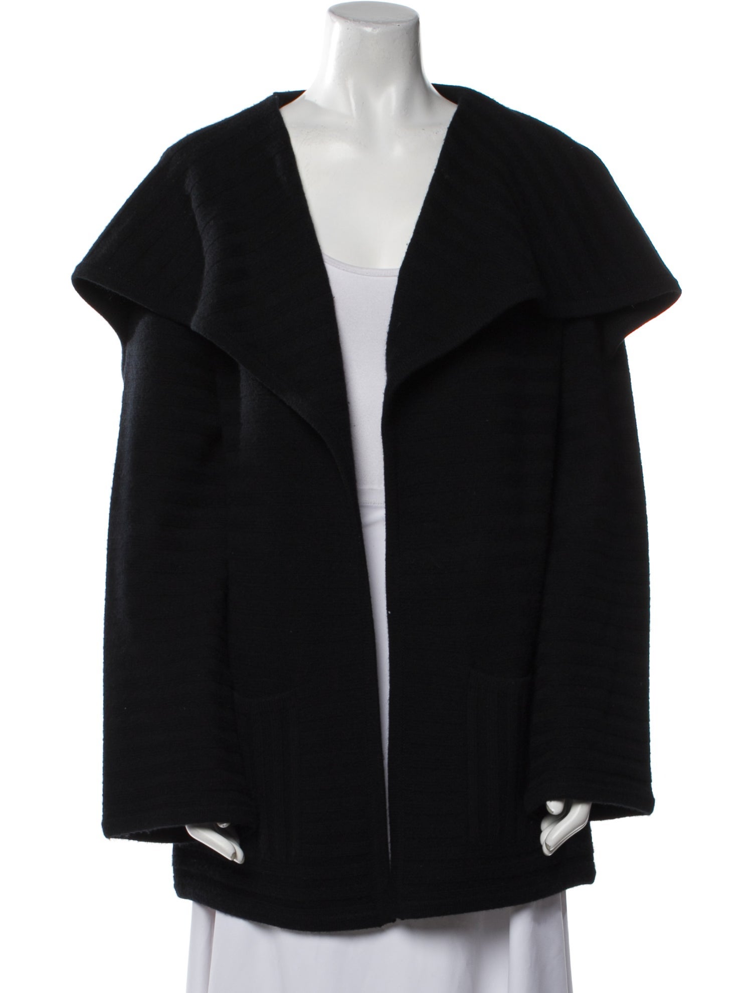 St. John Cashmere Open Front Sweater