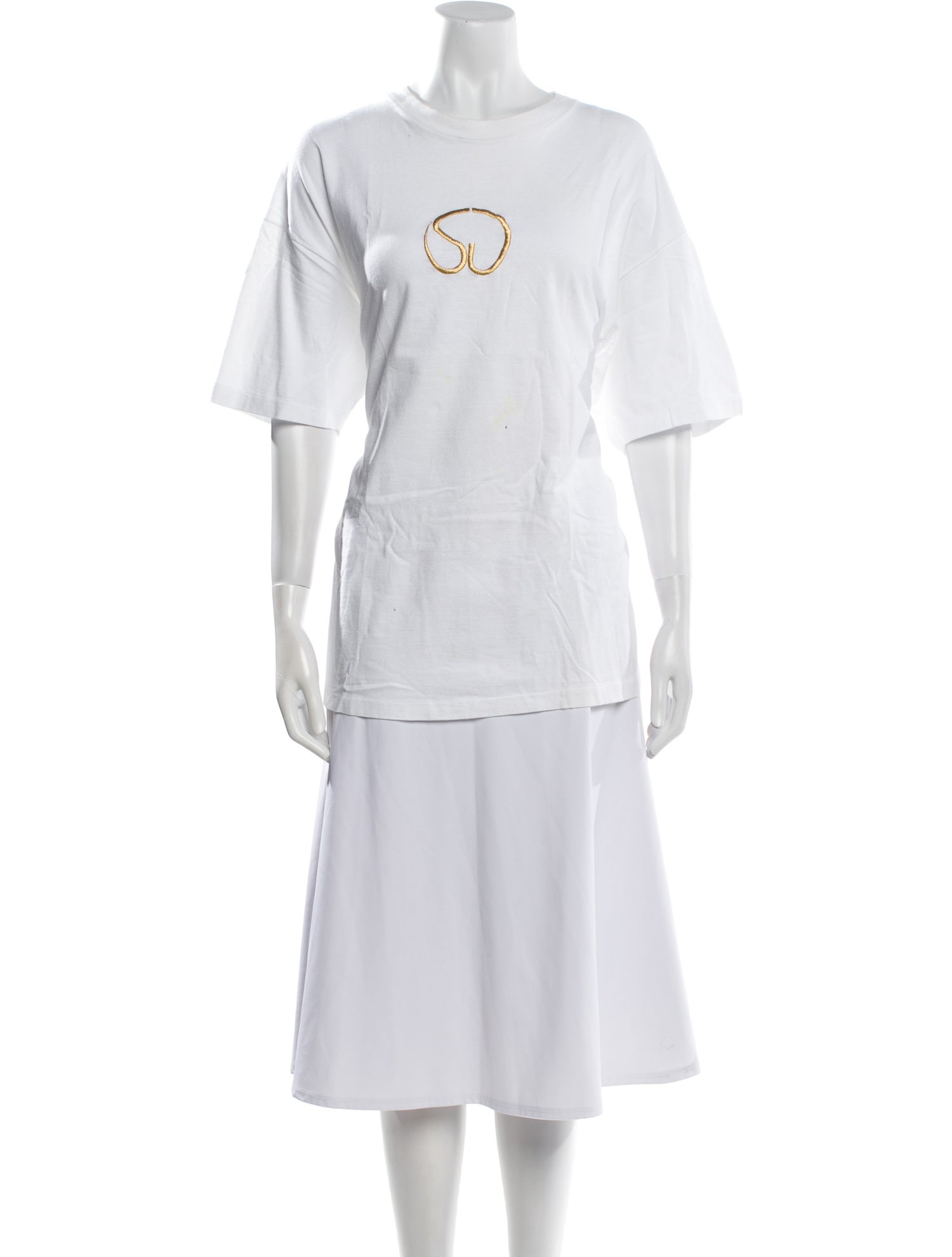 St. John Graphic Print Crew Neck T-Shirt