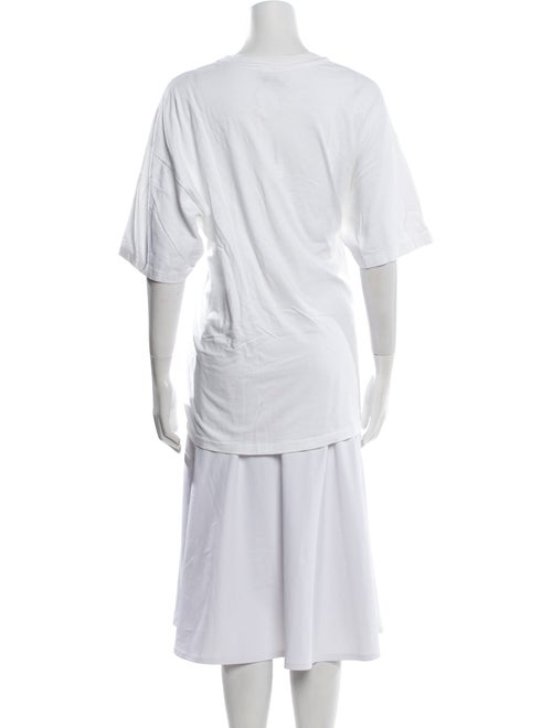 St. John Graphic Print Crew Neck T-Shirt