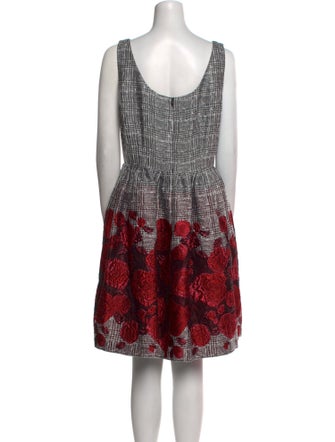 St. John Printed Knee-Length Dress