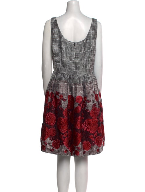 St. John Printed Knee-Length Dress