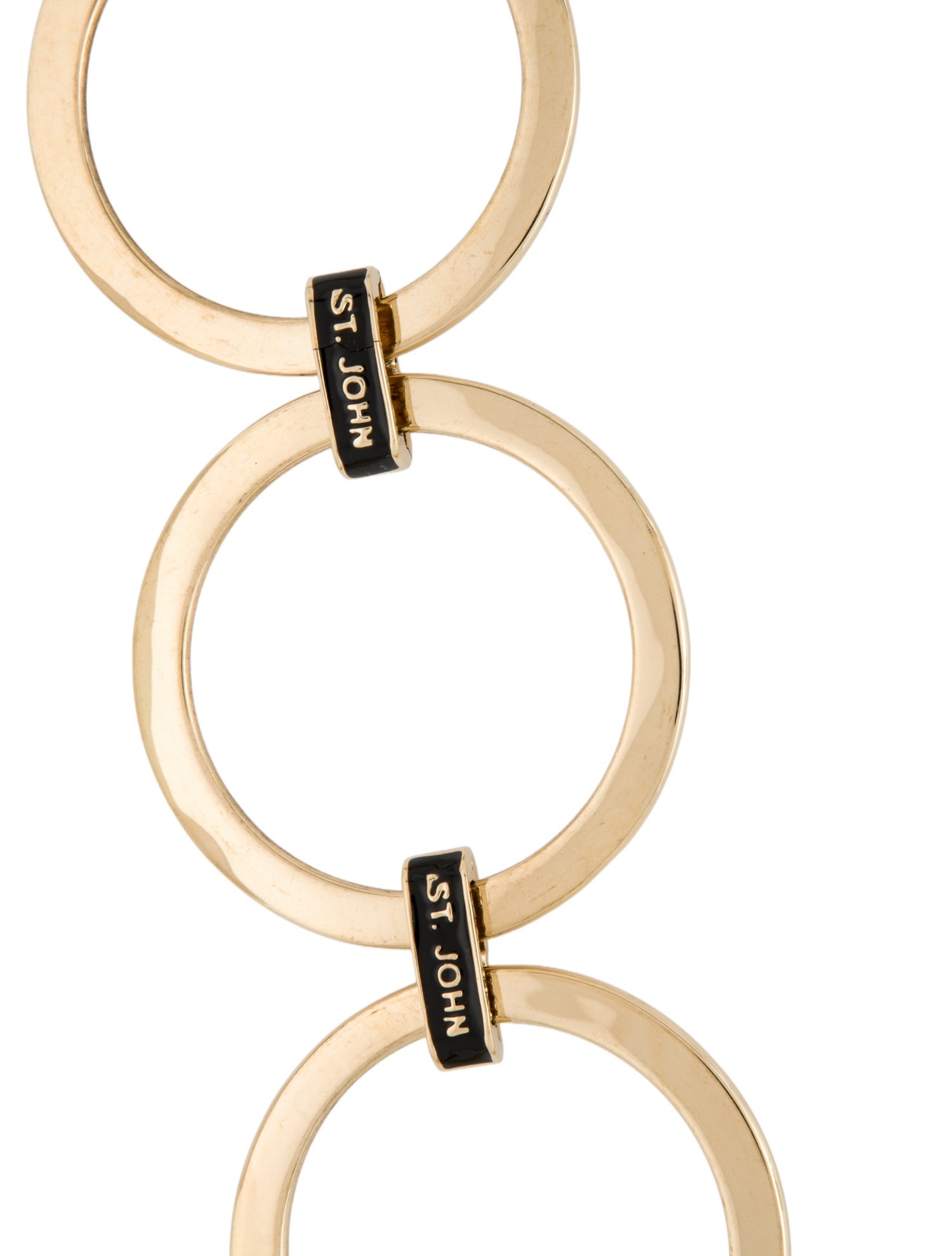 St. John Wide Metal Waist Belt