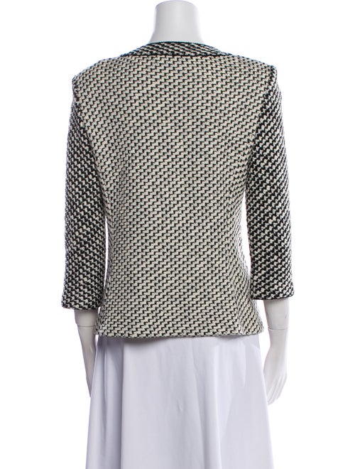 St. John Wool Printed Evening Jacket