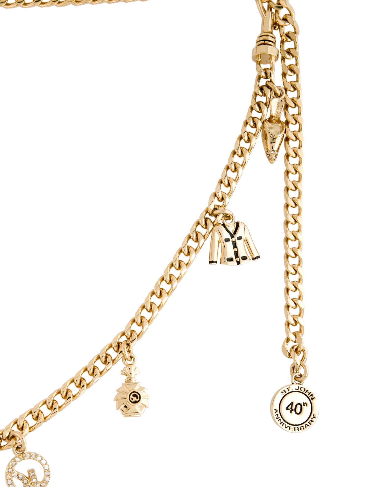 St. John Skinny Metal Waist Belt