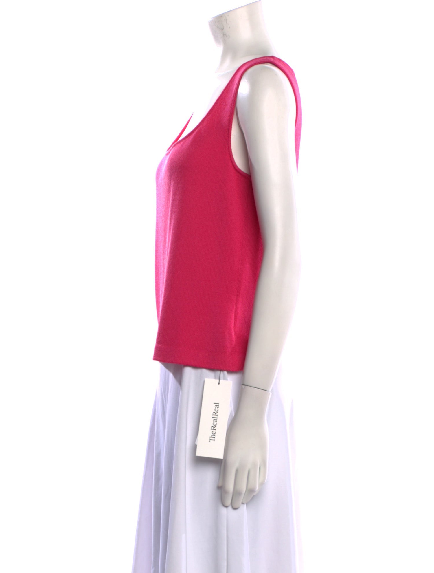 St. John Wool Scoop Neck Top