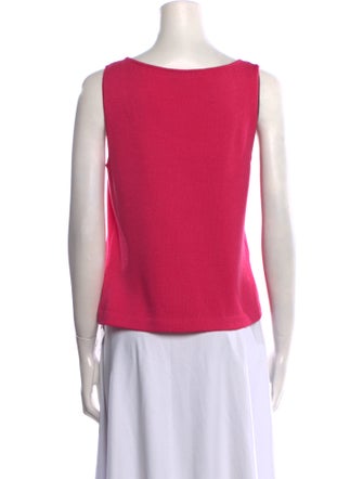 St. John Wool Scoop Neck Top
