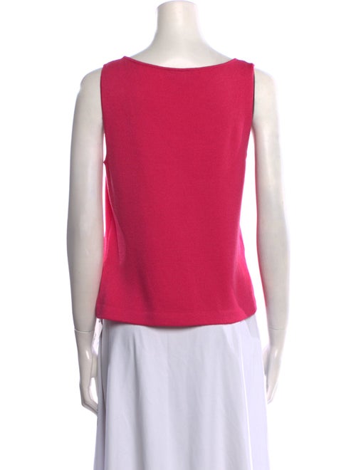 St. John Wool Scoop Neck Top