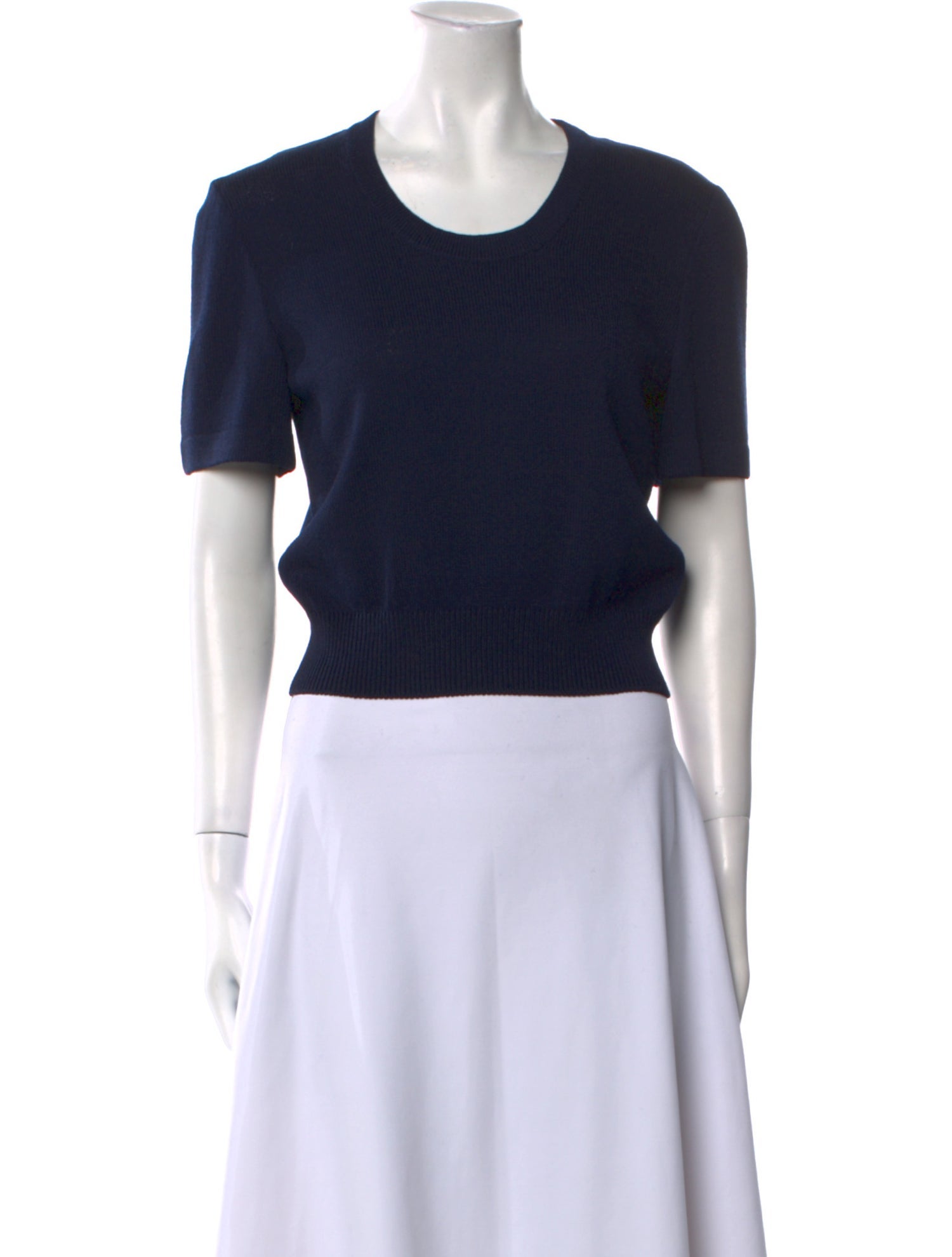 St. John Scoop Neck Short Sleeve T-Shirt