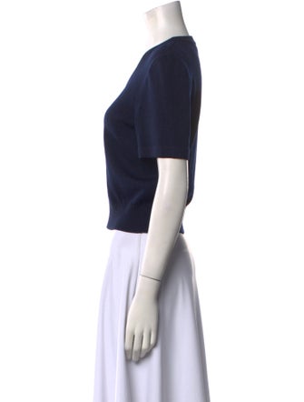 St. John Scoop Neck Short Sleeve T-Shirt