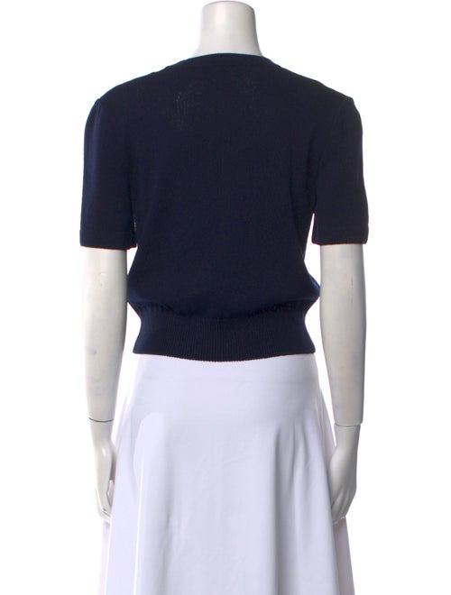 St. John Scoop Neck Short Sleeve T-Shirt