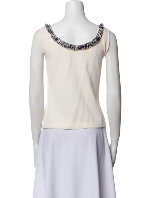 St. John Wool Scoop Neck Top