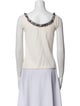 St. John Wool Scoop Neck Top