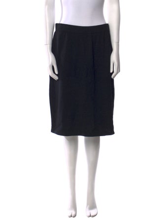 St. John Wool Knee-Length Skirt
