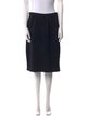 St. John Wool Knee-Length Skirt