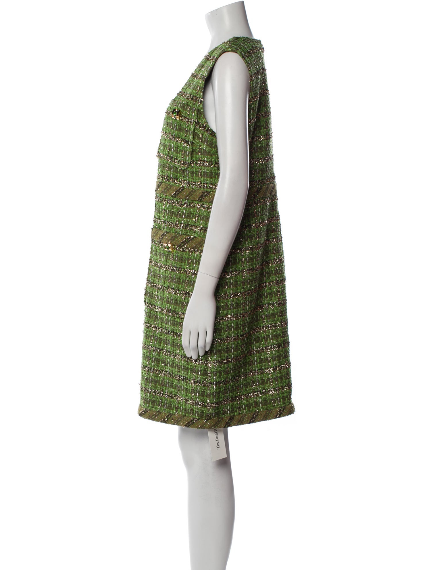 St. John Tweed Pattern Mini Dress w/ Tags