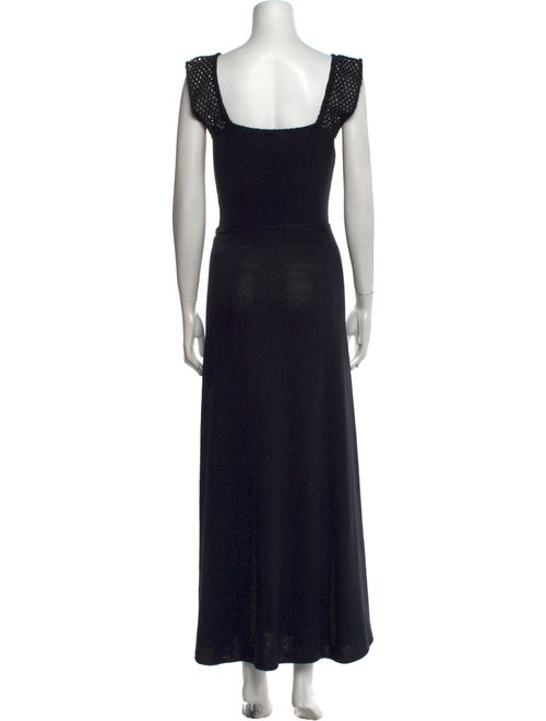 St. John Printed Long Dress