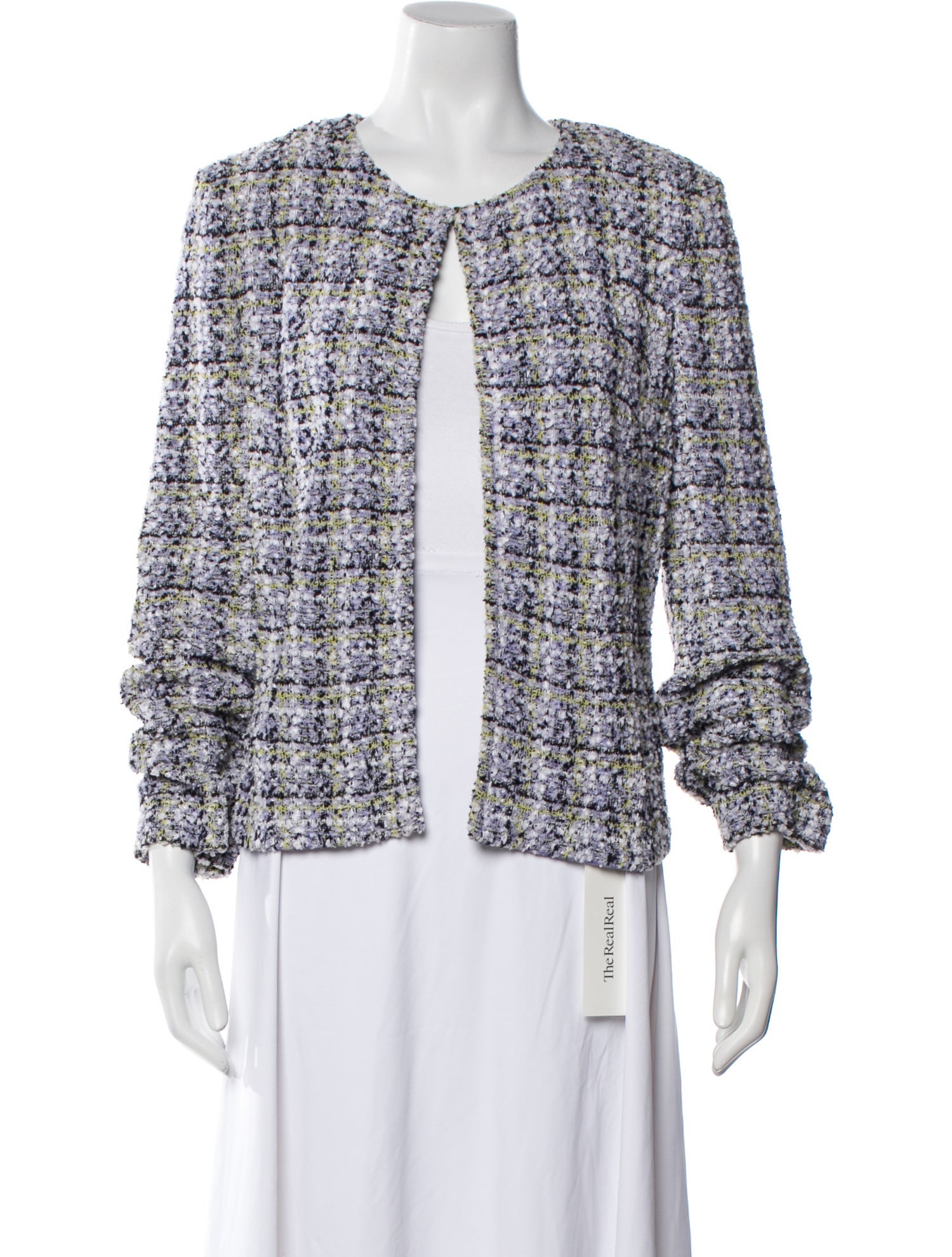 St. John Tweed Pattern Evening Jacket