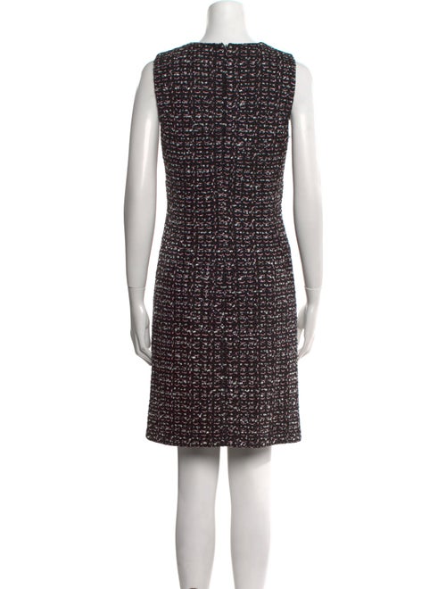 St. John Tweed Pattern Mini Dress