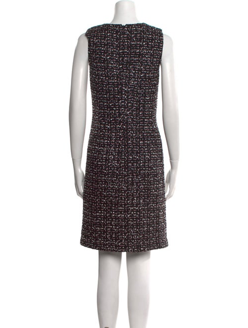 St. John Crew Neck Mini Dress