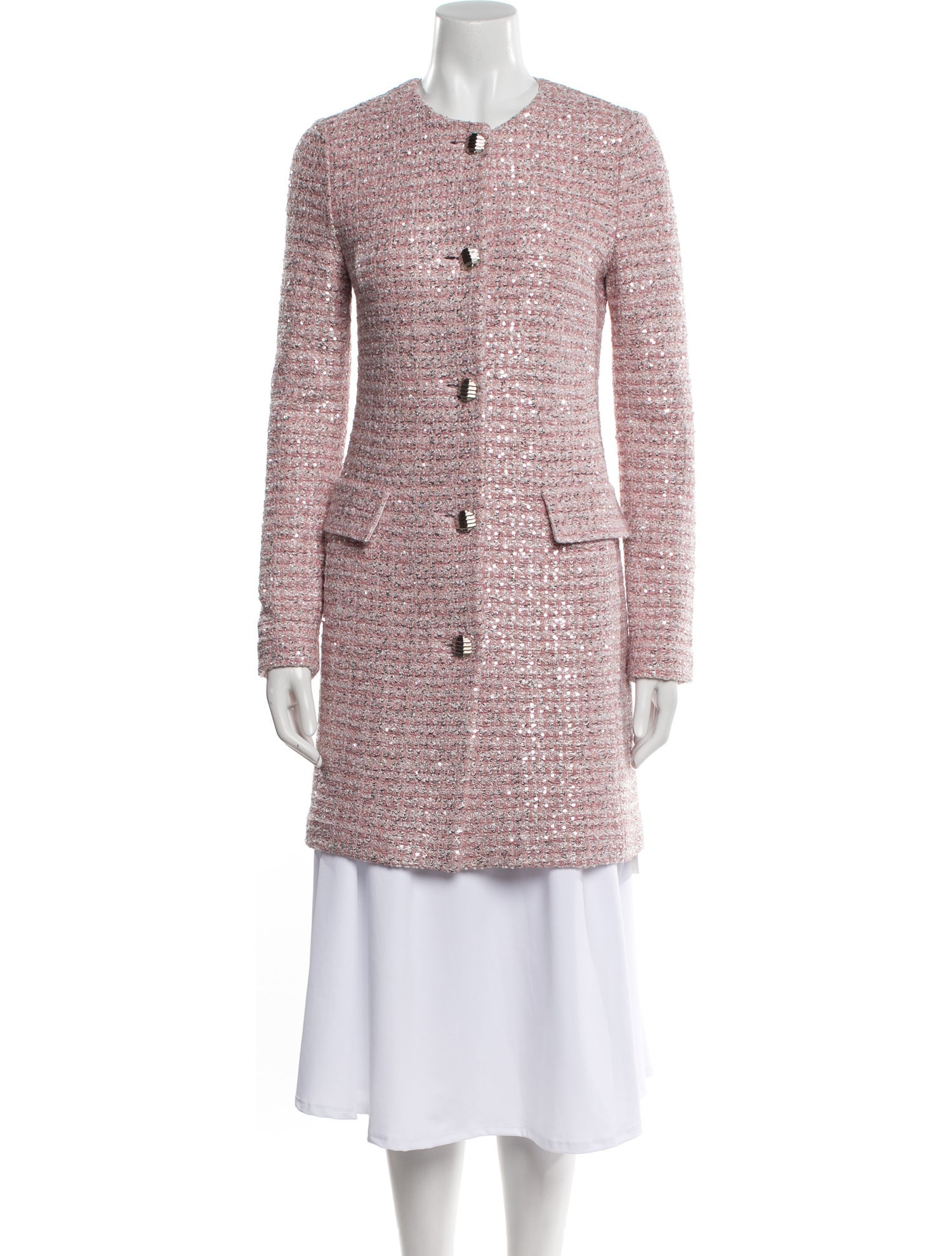 St. John Tweed Pattern Evening Jacket