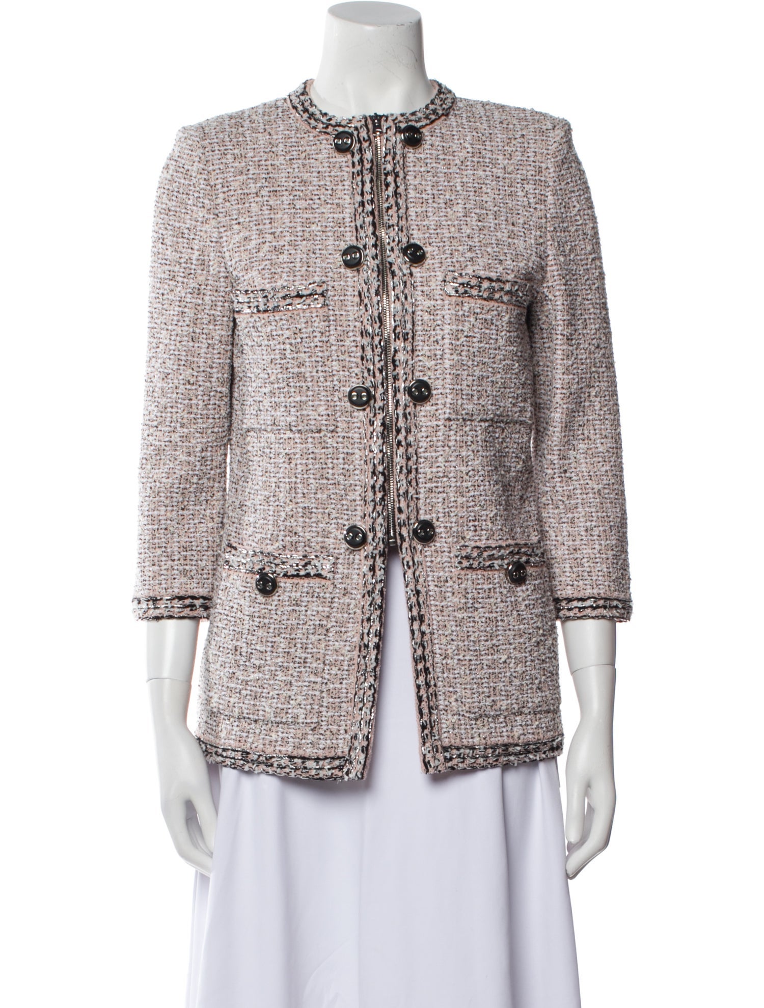 St. John Tweed Pattern Evening Jacket w/ Tags