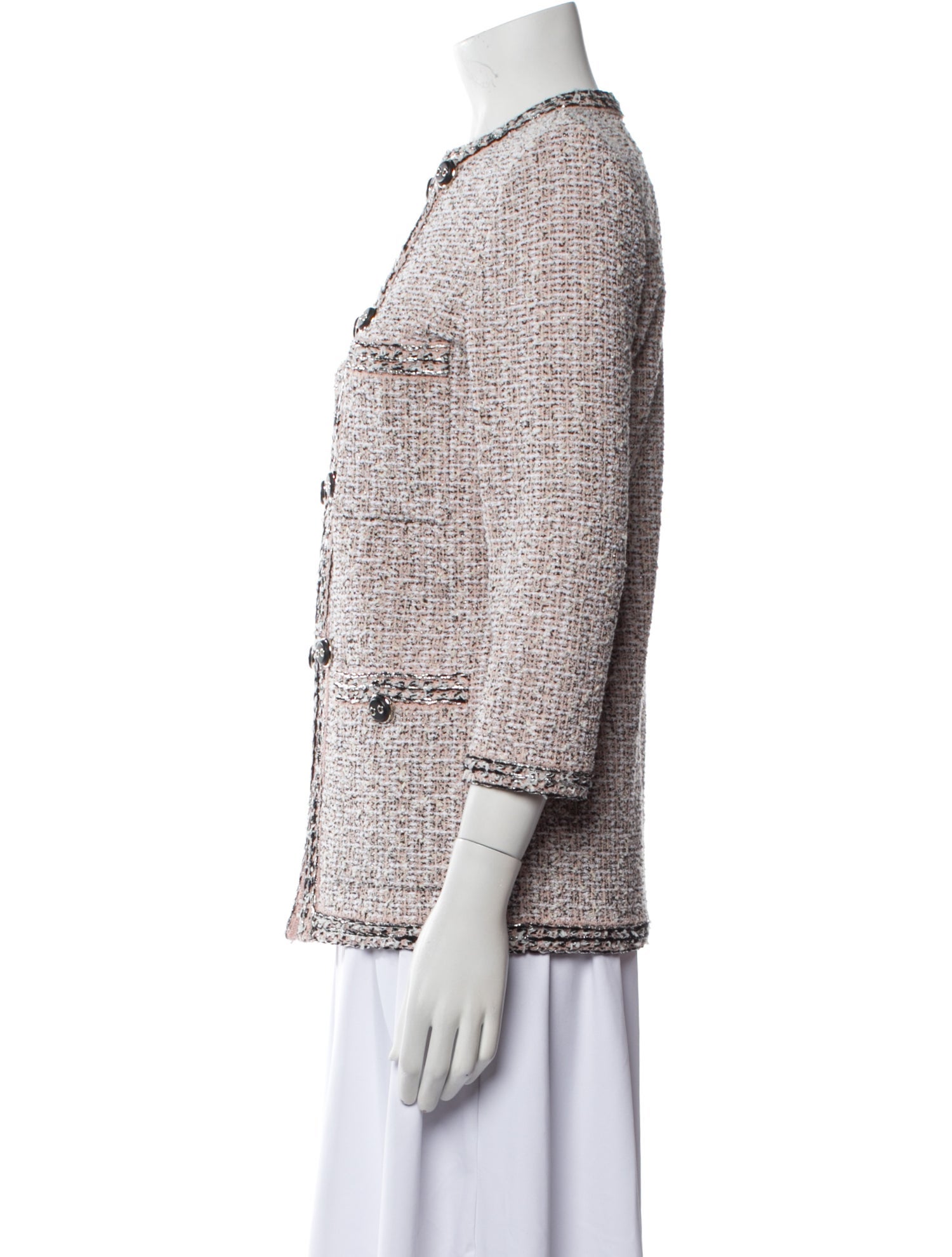 St. John Tweed Pattern Evening Jacket w/ Tags