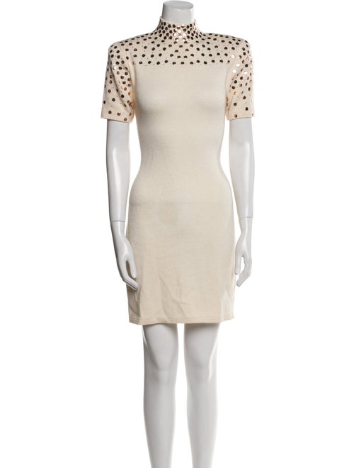 St. John Wool Mini Dress