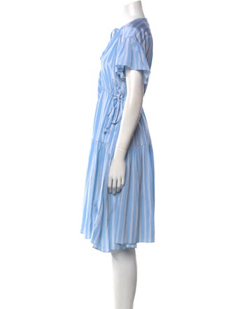 St. John Silk Midi Length Dress