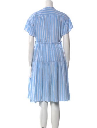 St. John Silk Midi Length Dress