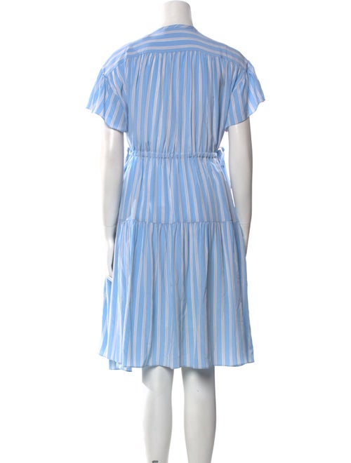 St. John Silk Midi Length Dress