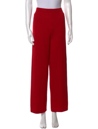 St. John Wool Wide Leg Pants