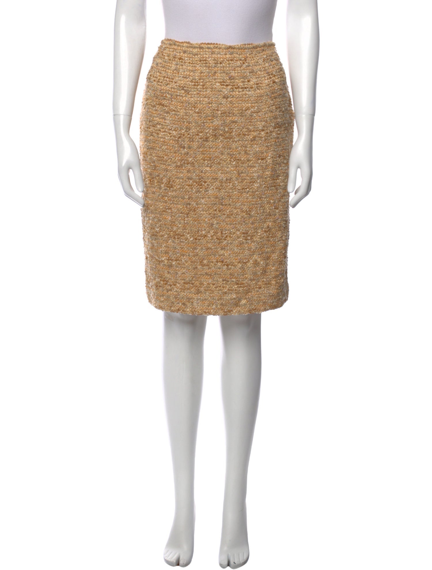 St. John Glitter Accents Knee-Length Skirt w/ Tags