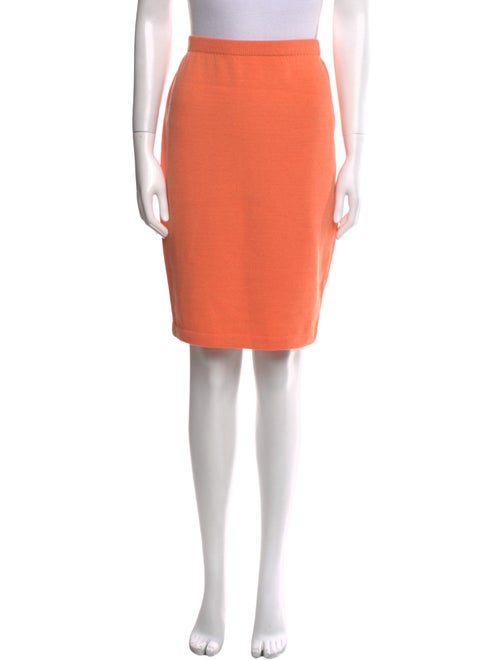 St. John Wool Knee-Length Skirt