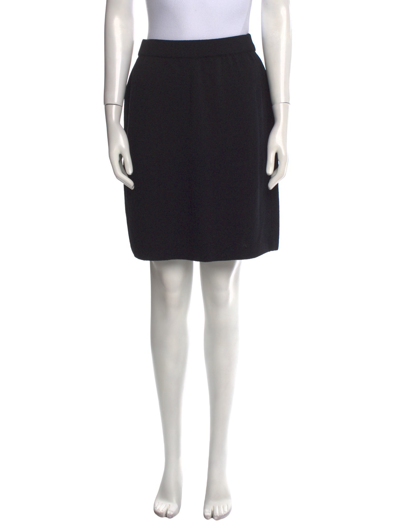 St. John Wool Knee-Length Skirt