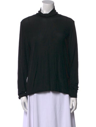 St. John Mock Neck Long Sleeve Sweatshirt