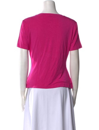 St. John Crew Neck Short Sleeve T-Shirt