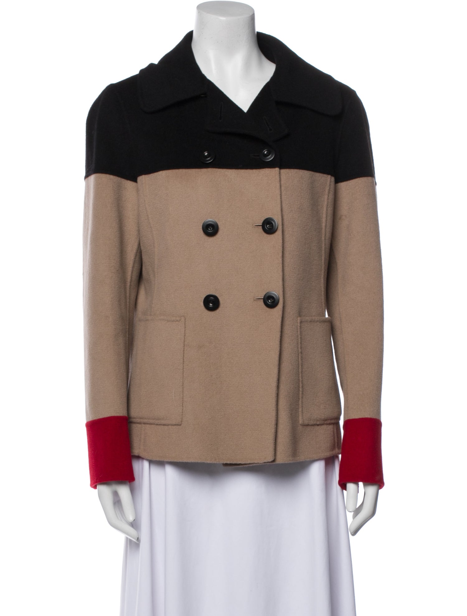 St. John Colorblock Pattern Jacket