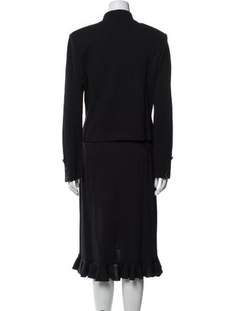 St. John Crystal Embellishments Skirt Set